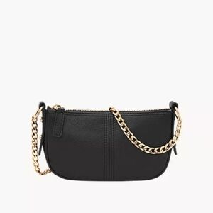 FOSSIL "Jolie" Mini Leather Black Crossbody - NWT